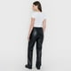 thumbnail image 3 of Pantalón Mujer Straight Negro Ecocuero Corona, 3 of 5