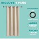 thumbnail image 2 of 1 Paño Cortina Lino Con Blackout 140x220 Beige, 2 of 3