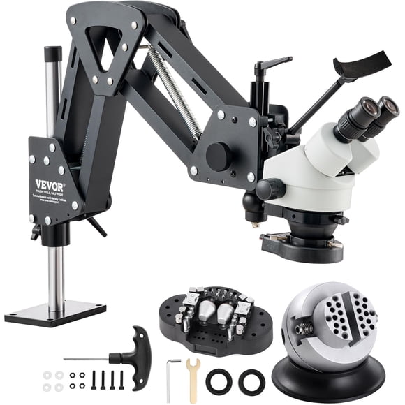 Microscopio VEVOR multidireccional con aumento de 7X-45X