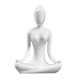 thumbnail image 4 of Figura De Yoga De Cerámica Adorno Estatua Escultura Jardín Zen Decoración De Escritorio Estilo-09, 4 of 5