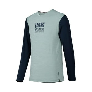 Jersey Ixs Manga Larga Infantil Jr Trigger X Jade Marine Km