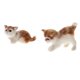 thumbnail image 2 of 2 piezas precioso realista gato real de piel peluda animal decoración del hogar embroma los regalos, 2 of 5