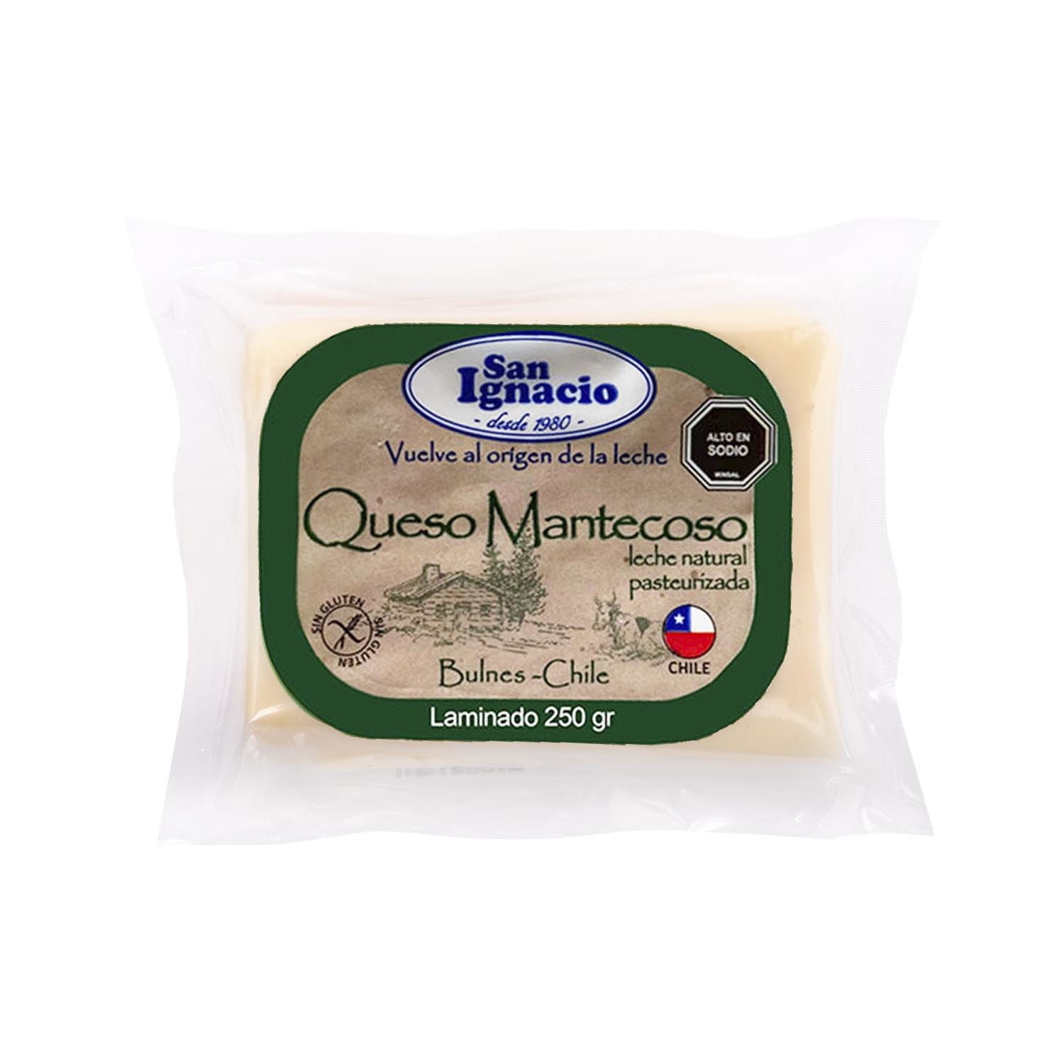 Queso Mantecoso Laminado 250 g San Ignacio