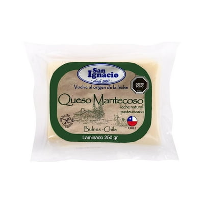 Queso Mantecoso Laminado 250 G San Ignacio