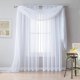 thumbnail image 3 of Cortinas transparentes RYB HOME blancas para cama con dosel de 60 x 216 cm, 2 unidades, 3 of 8
