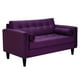 thumbnail image 2 of Sofa Retro 2c Felpa 00 Morado, 2 of 6