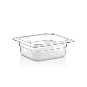 Gastroplast - Contenedor Policarbonato Transparente Gn 1/6X6Cm