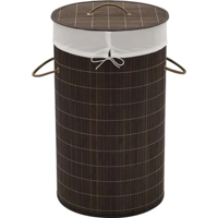 Genérico - Cesto Ropa Bambú Natural 60X40Cm