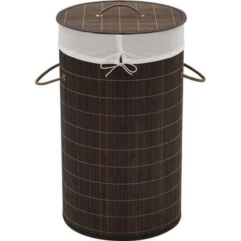 Genérico - Cesto Ropa Bambú Natural 60X40Cm