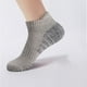 thumbnail image 5 of 6 pares de calcetines para hombre, de algodón transpirables, acolchados y antiampollas, para correr, de corte bajo., 5 of 5