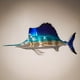 thumbnail image 2 of 1pc Metal Fish Wall Decorative, Wall Art Tropical Fish Sculpture,Sailfish Metal Wrought Iron Silhouette Crafts Interior Wall Home Decor,Christmas Gift, 2 of 3