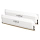 thumbnail image 1 of Kit DDR5 RAM Crucial Pro de 32 GB (2 x 16 GB) CL36 de 6000 MHz, color blanco, 1 of 6