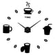 thumbnail image 3 of Pegatinas De Reloj De Pared DIY Reloj Decorativo Grande Bonito Regalo Negro, 3 of 5