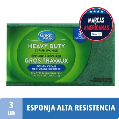 Esponja De Celulosa Alta Resistencia 3 Un Great Value