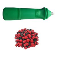 Genérica - Kit Perforador 3Mm + Pack 100Un Gotero Rojo