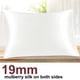 thumbnail image 1 of REGALWOVEN 1Pc Funda de Almohada de Seda de 19 Momme con Cierre de Sobre Blanco Puro King/20"x36", 1 of 7