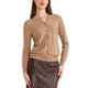 thumbnail image 1 of Suéter Ligero de Mujer INSPIRE CHIC Cuello Redondo con Botones y Manga Larga Cárdigan M Camel, 1 of 6