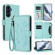 thumbnail image 1 of Funda Cartera Mariposa para [Samsung Galaxy A55 5G] con Soporte y Cremallera Verde menta, 1 of 6