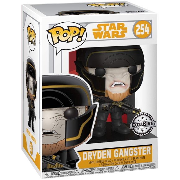 Figura de vinilo Funko Star Wars Pop 254 Dryden Gangster 9 cm