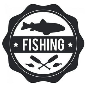 Rienda Libre Graphics - Decomural Fishing Sign Ws-35710