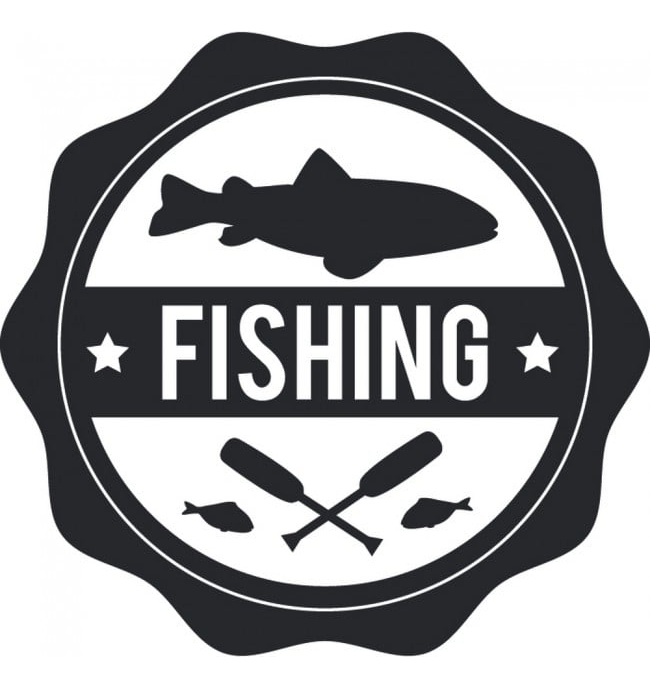 Rienda Libre Graphics - Decomural Fishing Sign Ws-35710