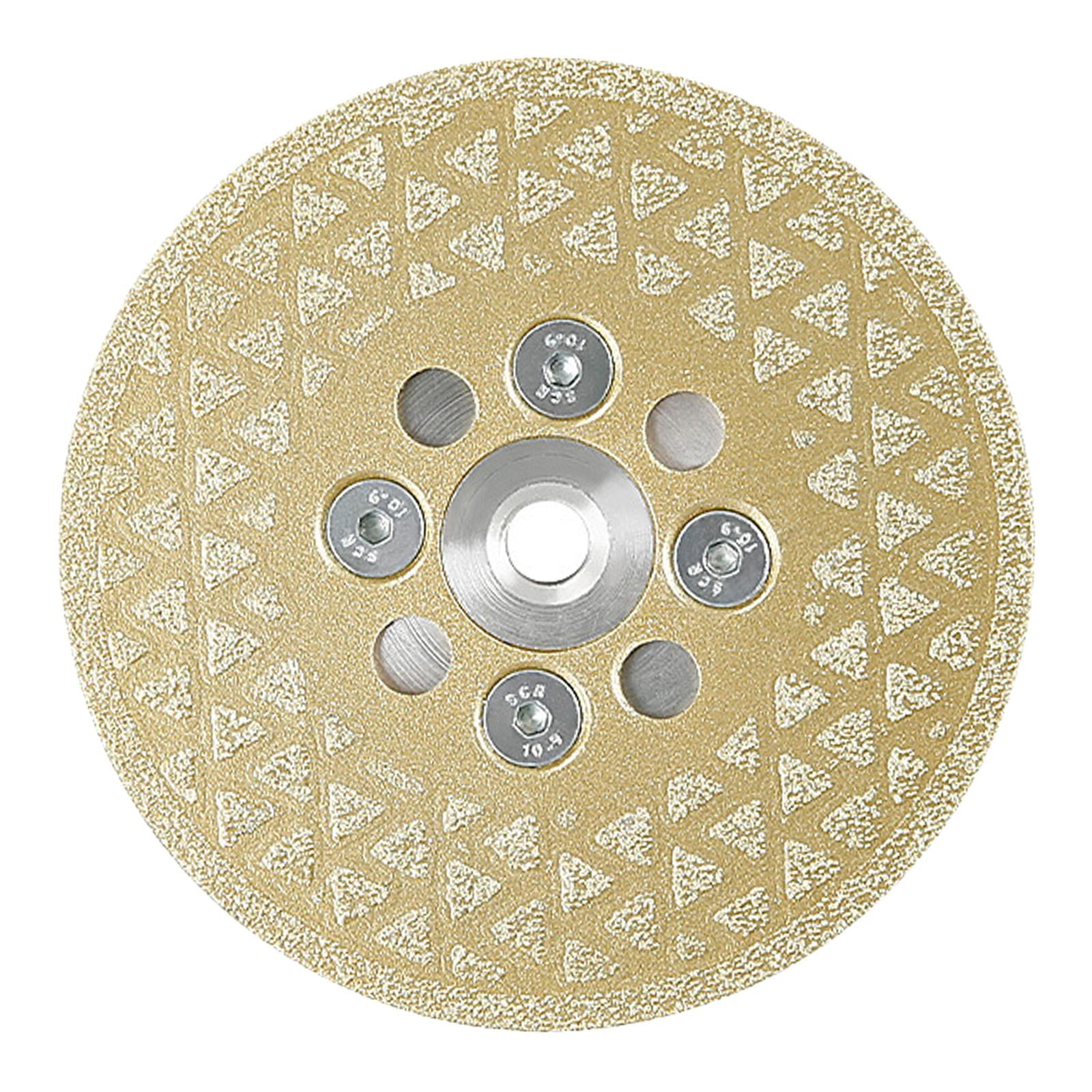 Magideal - Disco Abrasivo De Corte De De 10cm, Espesor De Doble Cara, Accesorio De Rosca M10 De 2,2mm Para Reemplazo Profesional De Azulejos De Cerámica Grano 100