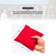 thumbnail image 3 of Set de 4 bolsas de frijol Backyard Champs 15 cm 450 g para Cornhole, 3 of 5