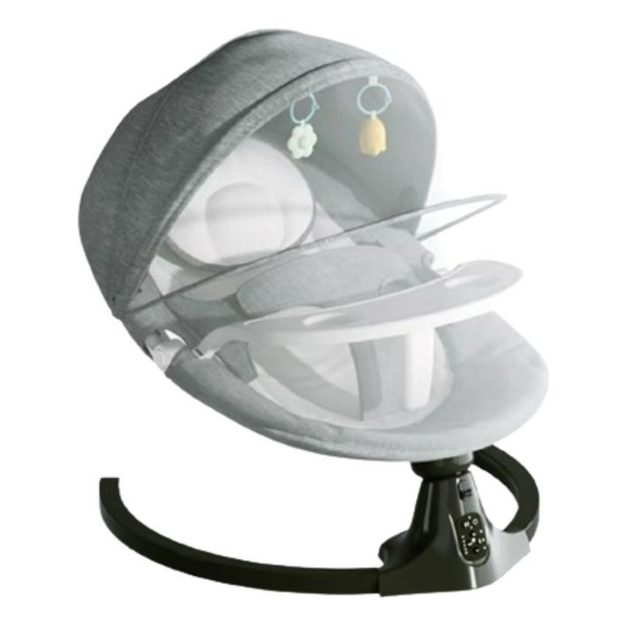 Genérico - Silla Mecedora De Bebe 5 Velocidades Bandeja Mosquitero Lau