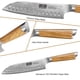 thumbnail image 4 of Juego de cuchillos HOSHANHO Damascus de 3 piezas: Chef de 20 cm, Santoku de 18 cm, 4 of 7