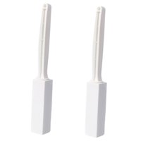 Magideal - 2 Uds Cepillo De Baño De Piedra Pómez, Piedra Pómez Para Limpieza De Inodoro Con Mango, Limpiador De Taza De Inodoro, Piedra Pómez Para Piscinas Y Bañ Blanco