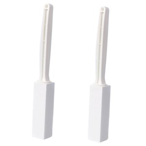Magideal - 2 Uds Cepillo De Baño De Piedra Pómez, Piedra Pómez Para Limpieza De Inodoro Con Mango, Limpiador De Taza De Inodoro, Piedra Pómez Para Piscinas Y Bañ Blanco