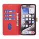 thumbnail image 4 of Funda Cartera con Bloqueo RFID para Xiaomi Redmi Turbo 4 5G con Ranuras y Soporte Rojo, 4 of 5
