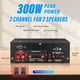 thumbnail image 3 of Amplificador Estéreo Daakro AK45 300W Bluetooth USB, 3 of 3