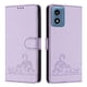 thumbnail image 5 of Funda tipo cartera FOXDOCK para Motorola MOTO G 5G 2024 con soporte, ranuras, RFID, diseño de gato, 5 of 5