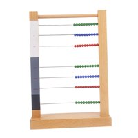 Magideal - Marco De Madera Ábaco Ábaco De Madera Juguete De Cálculo Juguete Educativo Preescolar Juguete De Aprendizaje De Matemáticas Para Niños Niñas Primaria 235 Cm X 7 Cm X 335 Cm