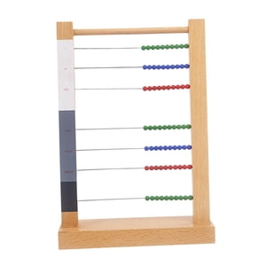 Magideal - Marco De Madera Ábaco Ábaco De Madera Juguete De Cálculo Juguete Educativo Preescolar Juguete De Aprendizaje De Matemáticas Para Niños Niñas Primaria 235 Cm X 7 Cm X 335 Cm