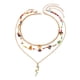 thumbnail image 5 of 3x Collar De Joyería Colgante Simple Para Regalo De Cumpleaños De Playa De Verano Uso Diario, 5 of 5