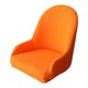thumbnail image 5 of Funda Elástica Para Silla Con Respaldo Alto, Funda Para Silla De Mostrador Para Ceremonias, Dormitorio, Apartamento, Color Naranja, 5 of 5
