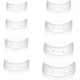 thumbnail image 1 of Ajustador de tamaño de anillo (8 unidades), reductor de tamaño de anillo de TPU, tensor invisible para anillos sueltos, espaciador reductor de tamaño., 1 of 5