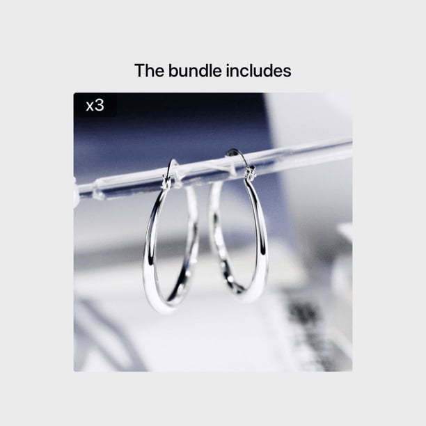 18K Gold Plated Hoop Huggie Earrings: Perfect for Women & Girls' Parties & Holidays!