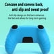 thumbnail image 3 of Funda protectora de silicona con agarre antideslizante para el mando de PlayStation 5, incluye pegatinas de tapa de balancín, funda de asa a prueba de sudor, accesorios de juego-Negro, 3 of 5