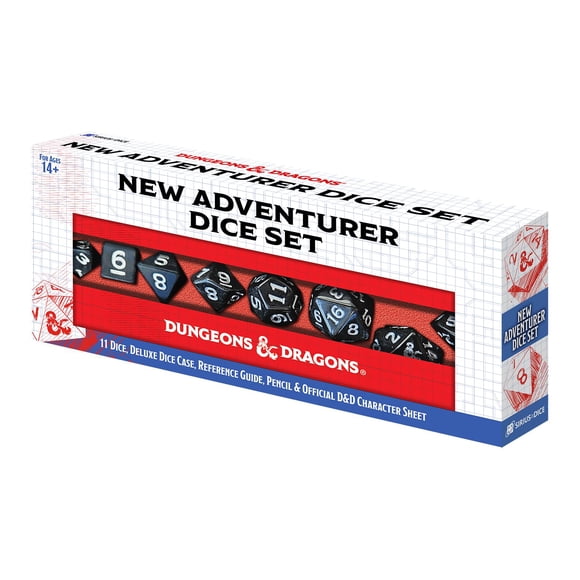 Set de dados D&D New Adventure con funda magnética Sirius Dice