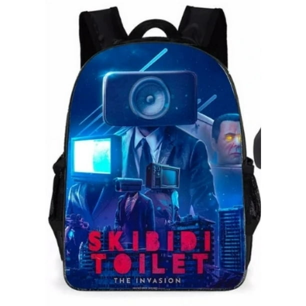3PC-Set Skibidi Toilet Children's Backpack Boy School Bag for Teenage Backpack Anime Boys Girls Anime Cartoon School Bag Mochila