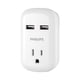 thumbnail image 2 of Enchufe Philips 1 Salida 2 Puertos USB 1875W 125V, 2 of 2
