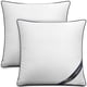 thumbnail image 1 of Juego de ropa de cama Utopia, 2 unidades, 60 x 60 cm, color blanco, 1 of 8