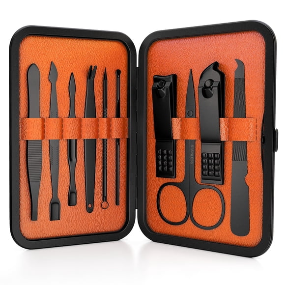 Kit de manicura y pedicura Wild Willies Estuche todo en uno de 10 piezas