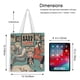 thumbnail image 5 of Spy × Family Bolso de tela con estampado de lienzo para mujer, bolsa de compras reutilizable y estética, con cremallera interior, regalo para mujer, 35 × 40 cm., 5 of 6