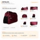thumbnail image 4 of Bolso de Viaje Grande Plegable con Bolsillos y Correa Ajustable, 4 of 9