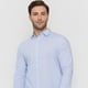 thumbnail image 3 of Camisa Hombre Rayas Celeste Corona, 3 of 5