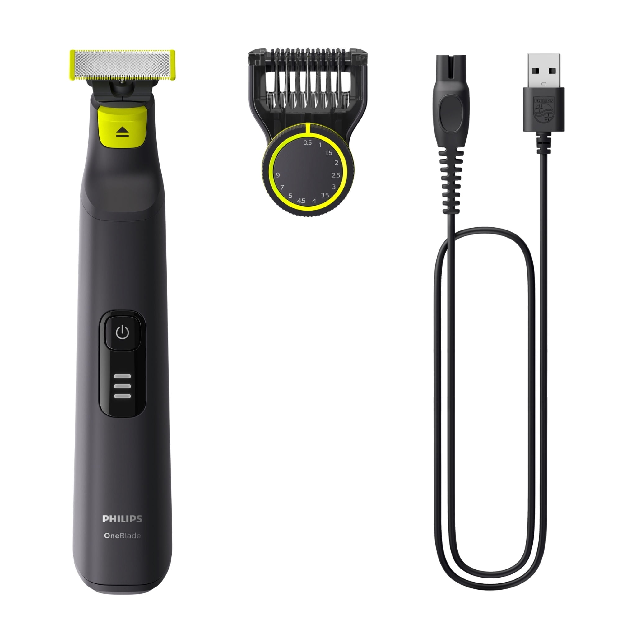 Afeitadora Philips Oneblade Pro Qp6532/10 De 12 Ajustes Negro